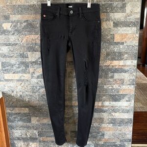 Hudson Black Jeans Krista Super Skinny Sz. 27